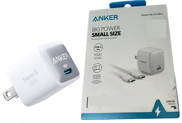 Type C Charger #151 =  ANKER 30W USB-C WALL CHARGER