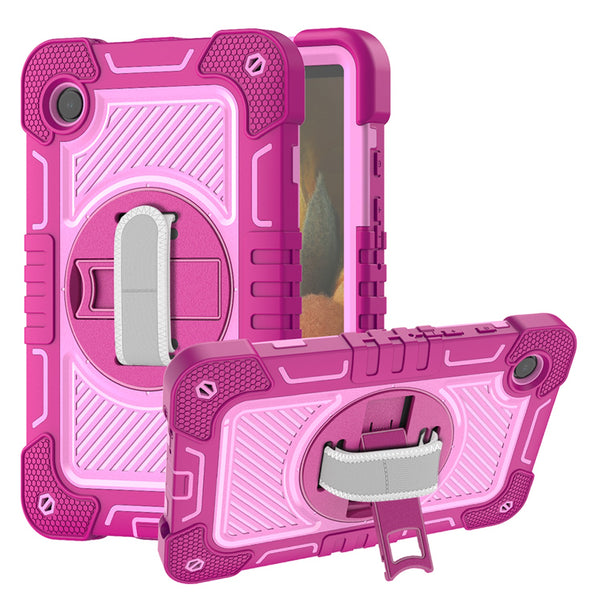 Tablet #119 = For Samsung 3in1 Multi-Functional Tablet Case for Hand, Shoulder, Pencil & Stand - R