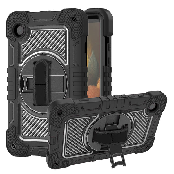 Tablet #114 = For3in1 Multi-Functional Tablet Case for Hand, Shoulder, Pencil & Stand - B