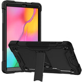 Tablet #111 = For Samsung Butterfly Kickstand 3in1 Tough Hybrid Case Cover with Shoulder Strap - B