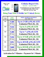 BYOP #6 = LycaMobile Hotspot Prepaid $20 Plan 3 GB Data + Sim Card + New Number