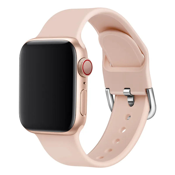 iWatch Accessories #80 = Silicone Strap breig For Apple Watch Strap For Apple 38mm, 40mm, 42mm, 44mm, 45mm, 49mm,