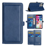 Samsung Case #57 = Wallet Premium PU Vegan Leather ID Multiple Card Holder Money with Lanyard Samsung Galaxy Note, S, A, J Series