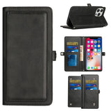 Samsung Case #57 = Wallet Premium PU Vegan Leather ID Multiple Card Holder Money with Lanyard Samsung Galaxy Note, S, A, J Series