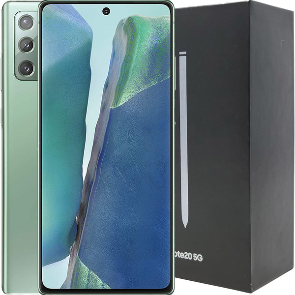 Unlocked Phones #5012=  Samsung Note 20 5G 128GB - GREEN - Certified Pre-Owned