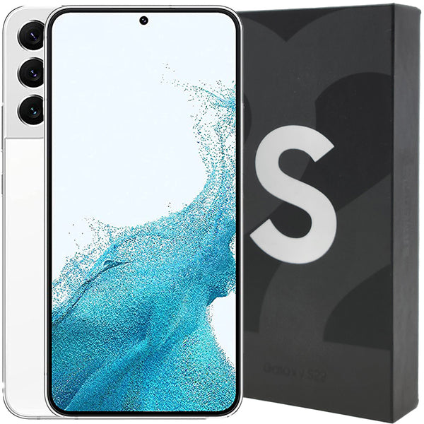 Unlocked Phones #470 = Samsung S22 5G 128GB - White - New