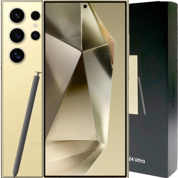 Unlocked Phones #445 = Samsung S24 Ultra 5G 256GB - Yellow - New