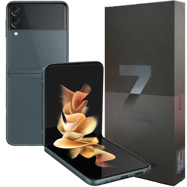 Unlocked Phones #494 =  Samsung Z Flip 3 128GB - WHITE - B Refurbished