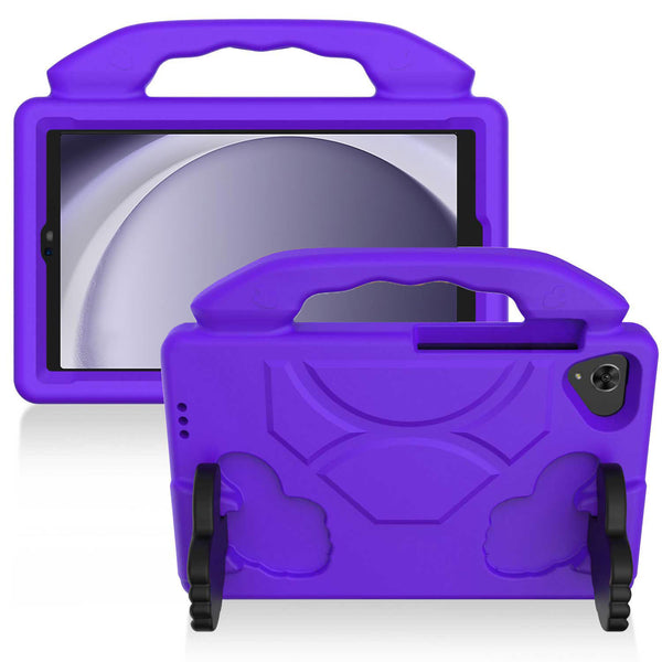 Tablet #107 =  For Samsung Thumbs Up Kickstand Shockproof Tablet Case Cover - Dark Purple