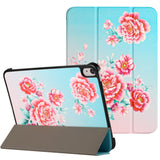 Tablet #103 = For Samsung Trifold Magnetic Closure PU Leather Case Cover - Sakura Floral