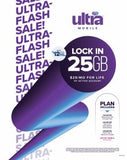 BYOP = Ultra Mobile 1 line PROMO 25GB = $29 Unlimited Talk & Text, 25GB Data + Sim Kit + New Number