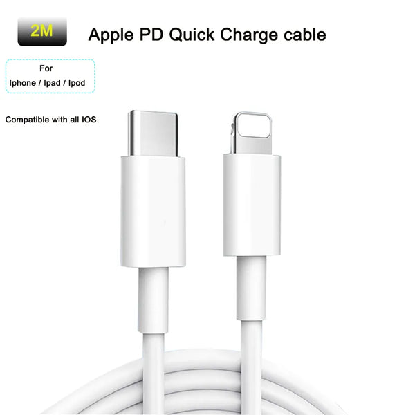 iphone charger Cable #167 = 10ft Charging Data Cables USB C to Lighting Cable WHITE