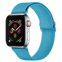 iWatch Accessories #213 = Polyester Watch blue Band For Apple 38mm, 40mm, 42mm, 44mm, 45mm, 49mm,
