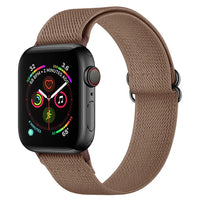 iWatch Accessories #208 = Polyester Watch brown Band For Apple 38mm, 40mm, 42mm, 44mm, 45mm, 49mm,