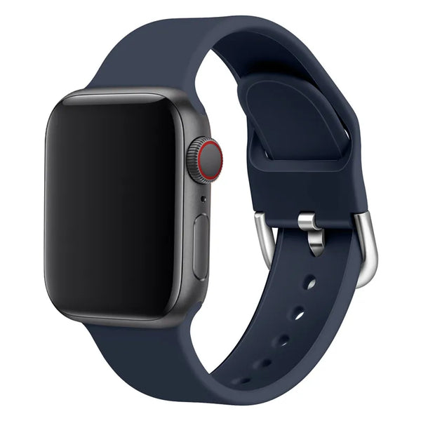 iWatch Accessories #85 =   Silicone Strap dark blue For Apple 38mm, 40mm, 42mm, 44mm, 45mm, 49mm,