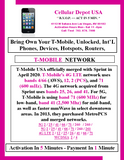 BYOP = T-Mobile $65 Unlimited usa, mex, canand Talk, Text, Web + 15GB Hotspot, & Sim Kit & New Number