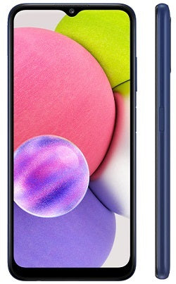 Unlocked Phones #27 = Samsung A03s | A037mds 32gb Blue New disconnect for network issue