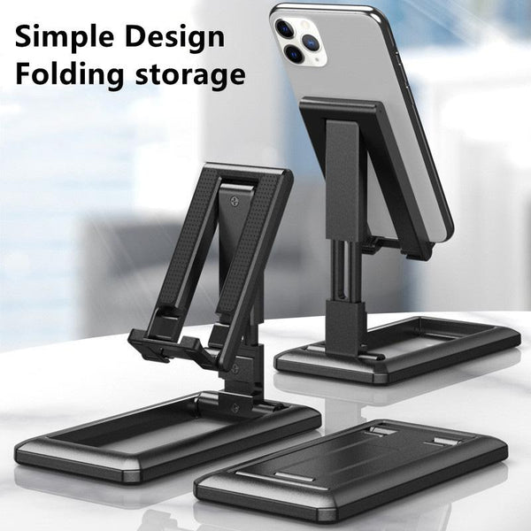 Mount Holder #113 = Portable Foldable Cell Phone Holder Adjustable Desktop plastic