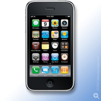 Unlocked Apple iPhone 3Gs 8GB 3.5in Factory Refurb bk, wh