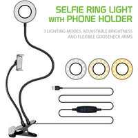 Mount Holder #48 = Selfie Ring Light with Phone holder