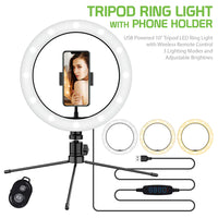 Mount Holder #67 = Tripod Ring Light with Wireless Remote Control