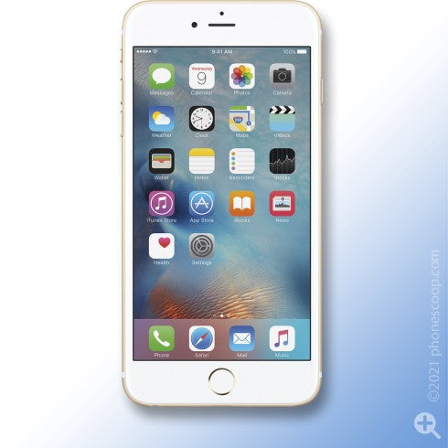 Unlocked Apple iPhone 6s+ 16GB 5.5in Factory Refurb bk, gold, gray, silver