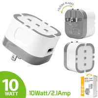 Charger Power Adapter #194 = High Powered 2.1A (10W) USB Home Wall Charger-