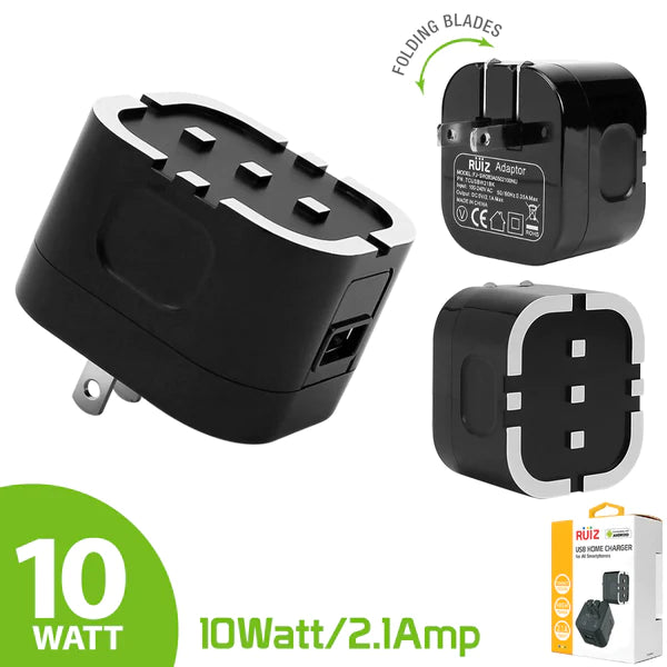 Charger Power Adapter #191 = High Powered 2.1A (10W) USB Home Wall Charger