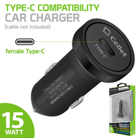 Charger Power Adapter #223 = 3 Amp - Type C USB Port - Car Charger Adapter