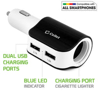 Charger Power Adapter #226 = Universal High Power 15 Watt / 3.1 Amp Dual USB Car Charger