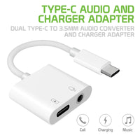 Type C Charger #27 = 3.5mm Aux Audio Adapter Type C USB Enhanced Quality Sound