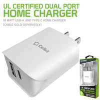 Charger Power Adapter #185 = USB-C PD Home Charger, 18 Watt Type-C UL Certified Home Charger