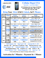 BYOP = at&t Wireless $40 Unlimited Talk, Text, 15GB Data + Sim Kit + New Number