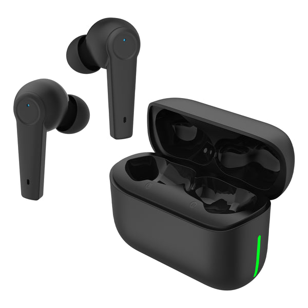 Bluetooth #130 = ANC Noice Cancellation TWS Earphones V5.0 AB 4-5Hrs / 10M Range / 40mAh Battery / 120 Hours Standy Time WITH Charging Case + Cable