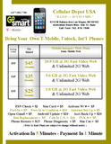 BYOP = Go Smart Hotspot Prepaid $45 = 20 GB Hotspot + New Number + IPAD Hotspot Sim Card