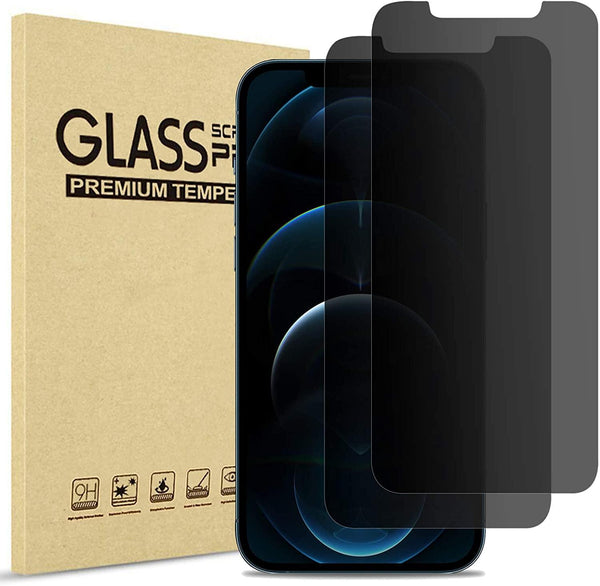 Privacy Tempered Glass #1 = 1pc Iphone 15,14, 13,12,11, XS Max, 8+,7+,6s+,5,4 Series