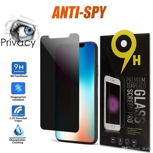 Privacy Tempered Glass #2 = Iphone 15, 14, 13,12,11, XS Max, 8+,7+,6s+,5,4 Series