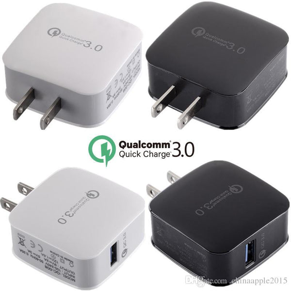 Power Adapter #154 = 10V QC 3.0 Fast Wall Charger USB Quick Charge Travel Power Adapter Fast Charging