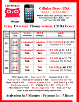 BYOP = Pageplus Cellular $10 Pay-As-You-Go 100 Minutes on 4G Devices + Sim Kit + New Number