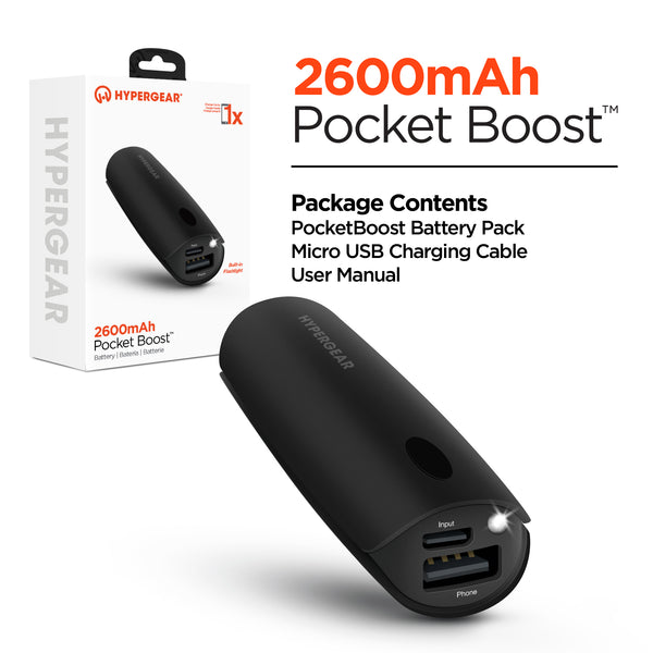 Power Bank #26 = Pocket Boost 2600mAh Portable Battery