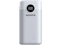 Power Bank #73 = ADATA P10000QCD Power Bank, 10000mAh USB-C Input Port WHITE