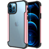 iPhone Case #58 = Aluminium Alloy Transparent PC TPU Slick Hybrid - Black iPhone 14, 13, 12, 11, Pro, Max, Mini, XS Mas, XR, X/s, 8+,8, 7+, 7, 6+, 6, SE2, SE, 5, 5S, 5C, 4/s