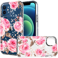 Phone Case #70 =  BLOOM 2.5mm Floral Glitter TPU Design Case Cover iPhone 14, 13, 12, 11, Pro, Max, Mini, XS Mas, XR, X/s, 8+,8, 7+, 7, 6+, 6, SE2, SE, 5, 5S, 5C, 4/s