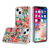 iPhone Case #76 = Classy Floral IMD Electroplated Edge ShockProof Case Cover iPhone 14, 13, 12, 11, Pro, Max, Mini, XS Mas, XR, X/s, 8+,8, 7+, 7, 6+, 6, SE2, SE, 5, 5S, 5C, 4/s