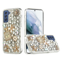 Samsung Case #38 = Full Diamond with Ornaments Hard TPU Case Cover Samsung Galaxy Note, S, A, J Series