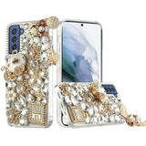 Samsung Case #38 = Full Diamond with Ornaments Hard TPU Case Cover Samsung Galaxy Note, S, A, J Series