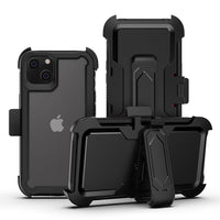 iPhone Case #96 =Transparent 3in1 Holster Clip Kickstand Case