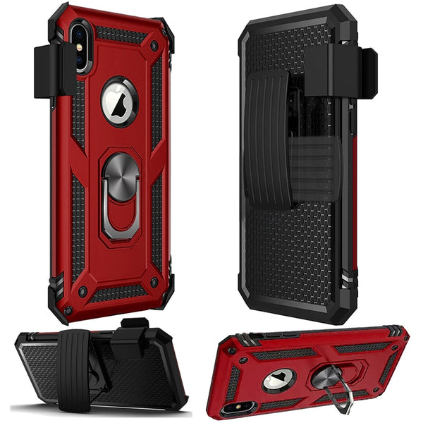 iPhone Case #103 =  iPhone Holster Magnetic Ringstand Clip Cover Case