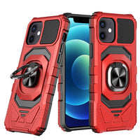 iPhone Case #115 = Robotic Hybrid with Magnetic Ring Stand Case Cover for iPhone