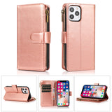 iPhone Case #123 =  Luxury Wallet Card ID Zipper Money Holder Case Cover iPhone